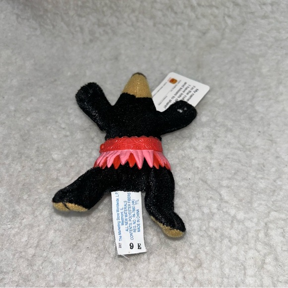 Animal Alley Cole only at Toys R Us black bear mini 4" plush 2001 McDonald toys - Picture 7 of 10